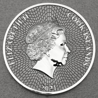 Silbermünze 1oz "Silver Star" 2021 (Cook Islands) - Miniaturansicht 2