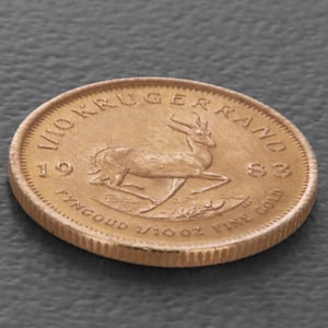 Goldmünze 1/10oz "Krügerrand" 1983 (Südafrika) - Miniaturansicht 3