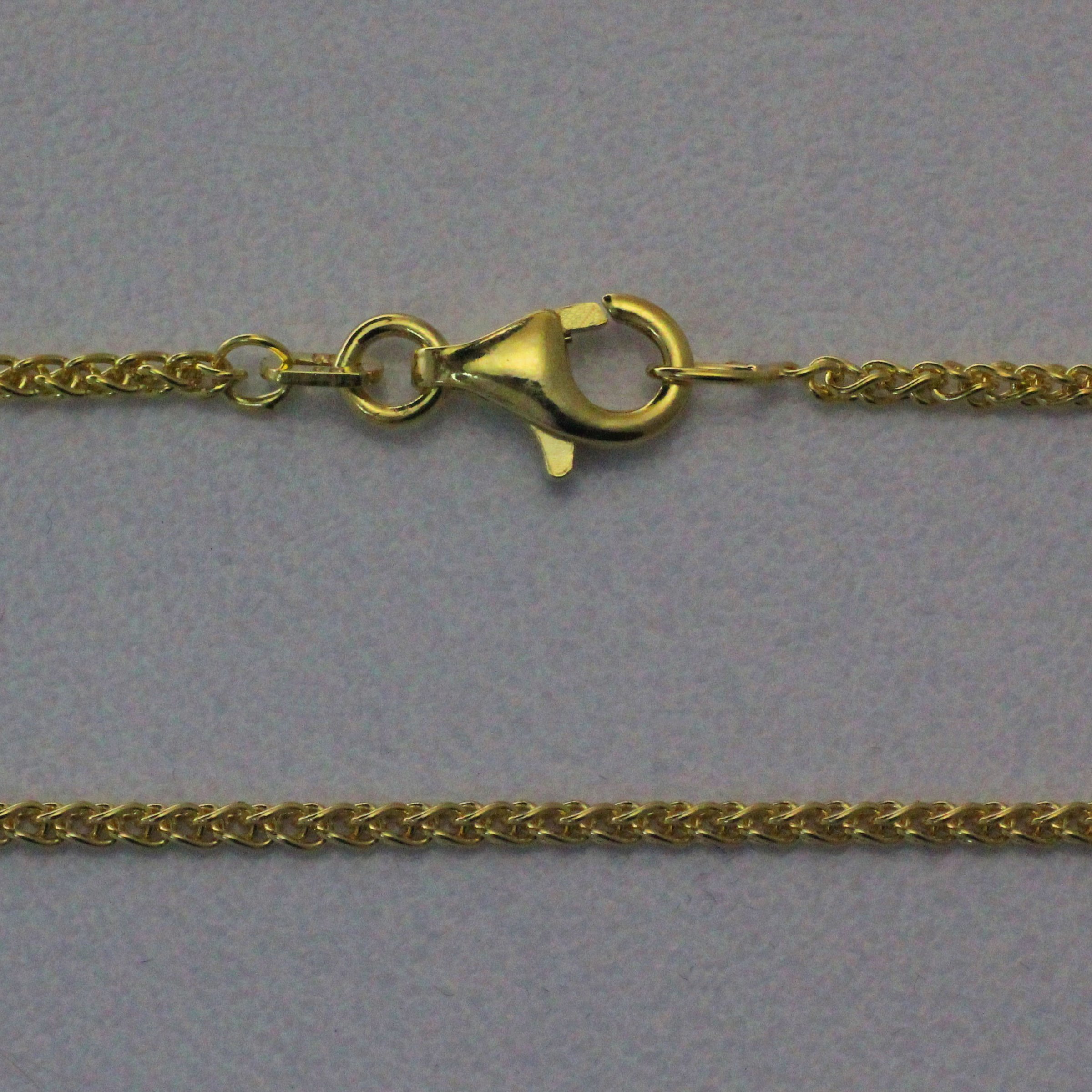 Goldkette 585er/45 cm "Zopf-Form" (14 kt GG) - Hauptansicht