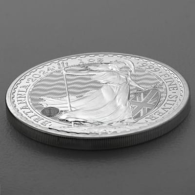Silbermünze 1oz "Britannia" 2024 diff. (Großbritannien) - Miniaturansicht 3