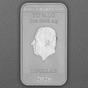 Silbermünzbarren 1oz "Season 5" 2026 (koloriert) Stranger Things (Tuvalu) - Miniaturansicht 2