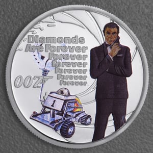 Silbermünzen 1oz + 6 x 1/2oz "Sean Connery" 2024 (PP/kol./verg.) Set – 7-teilig James Bond (Tuvalu) - Miniaturansicht 5