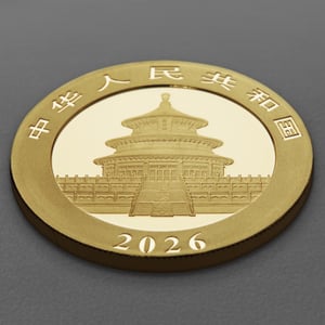 Goldmünze 30g "Panda" 2026 (China) - Miniaturansicht 4