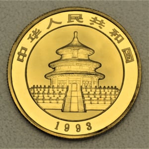 Goldmünze 1/2oz "Panda" 1993 (China) - Miniaturansicht 2