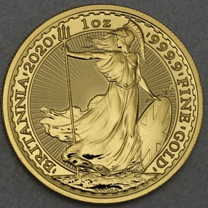 Goldmünze 1oz "Britannia" 2020 (Großbritannien) - Hauptansicht