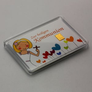 Goldbarren 1g "Mädchen/Heilige Kommunion" (Motiv) - Miniaturansicht 2