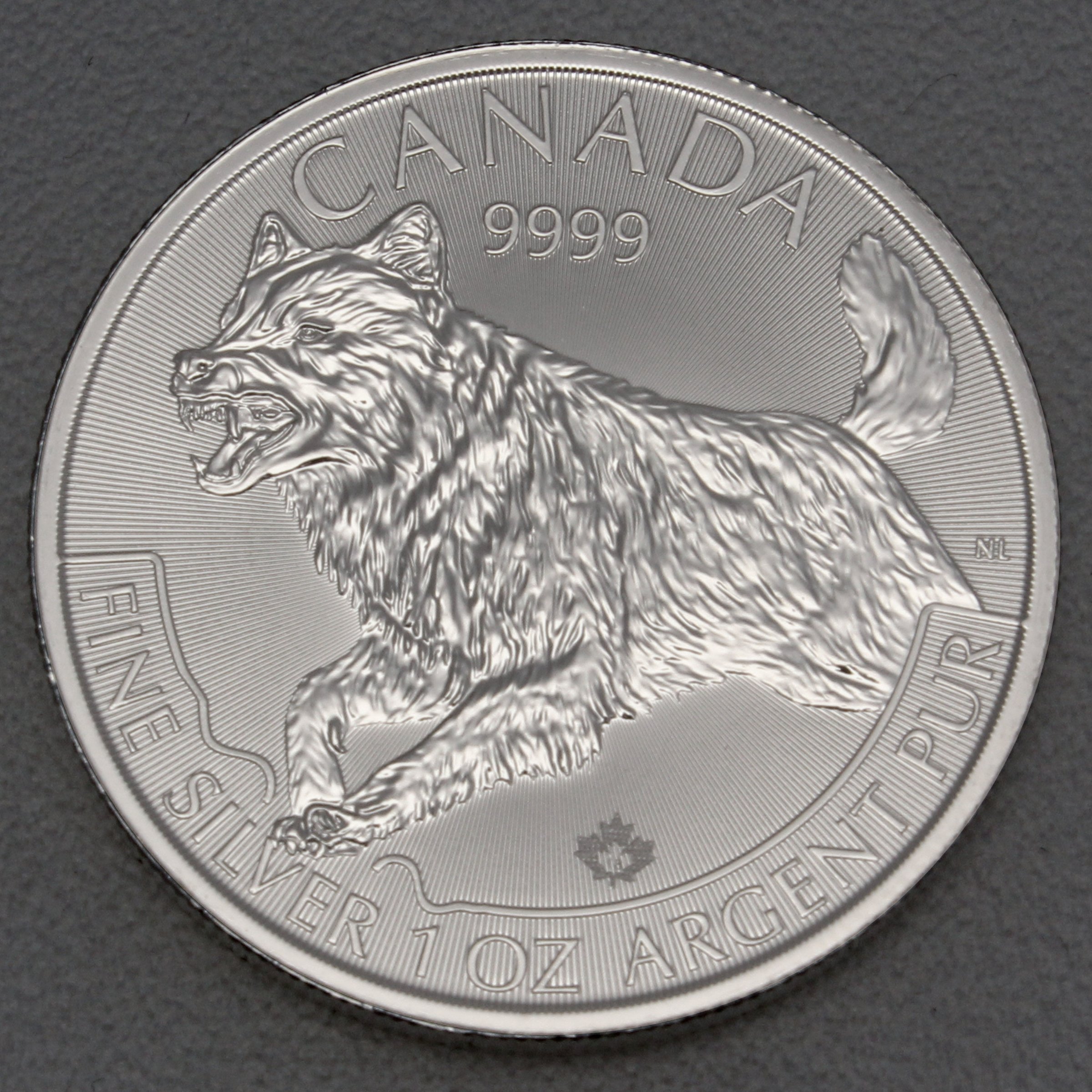 Silbermünze 1oz "Wolf" 2018 Predator (Kanada) - Hauptansicht