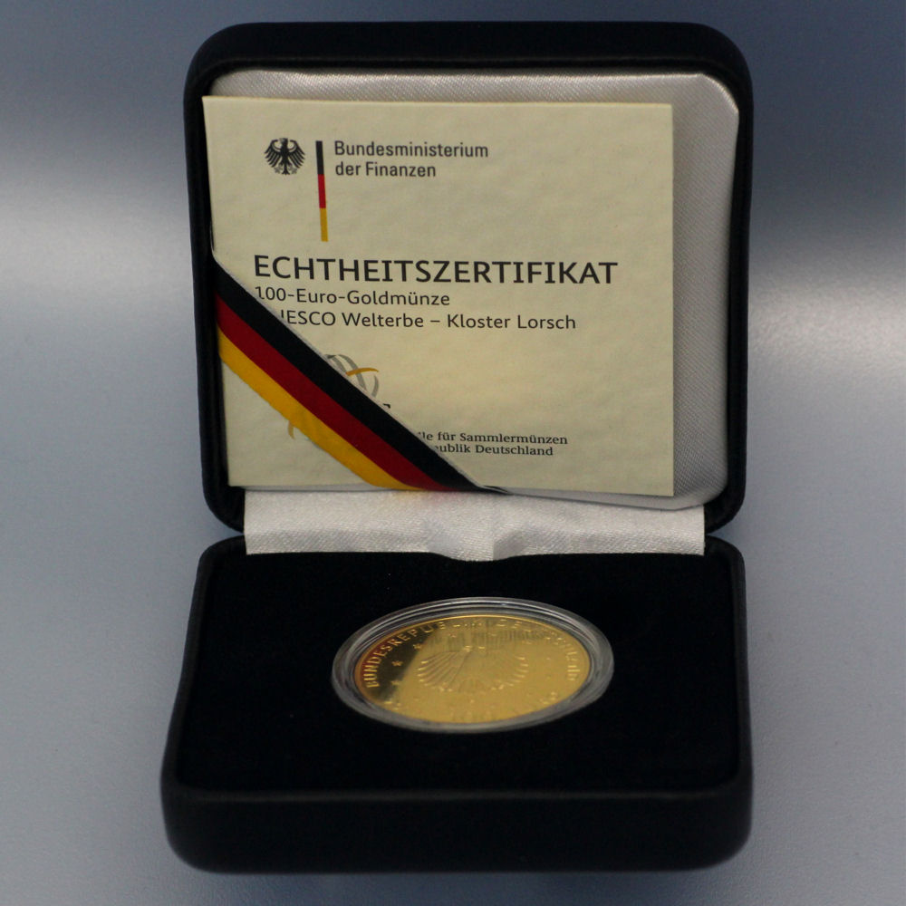 Goldmünze 100 Euro "Lorsch" 2014 Unesco-Weltkulturerbe (Deutschland) - Detailansicht 3