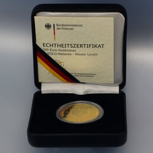 Goldmünze 100 Euro "Lorsch" 2014 Unesco-Weltkulturerbe (Deutschland) - Miniaturansicht 4