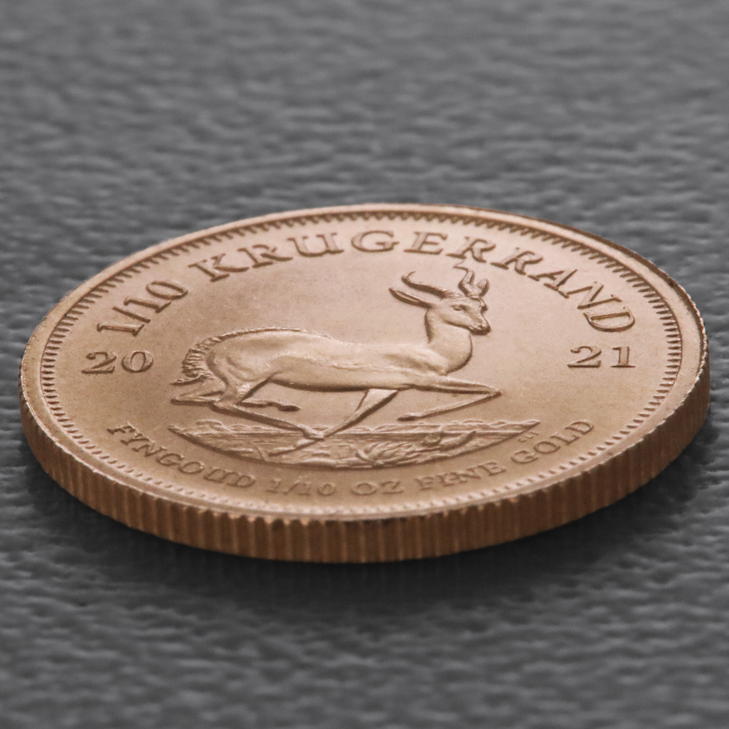 Goldmünze 1/10oz "Krügerrand" 2021 (Südafrika) - Detailansicht 2