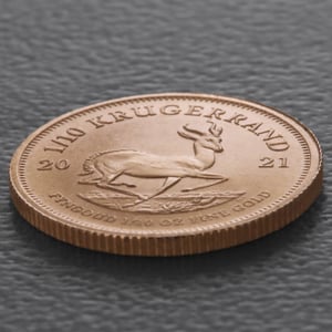 Goldmünze 1/10oz "Krügerrand" 2021 (Südafrika) - Miniaturansicht 3