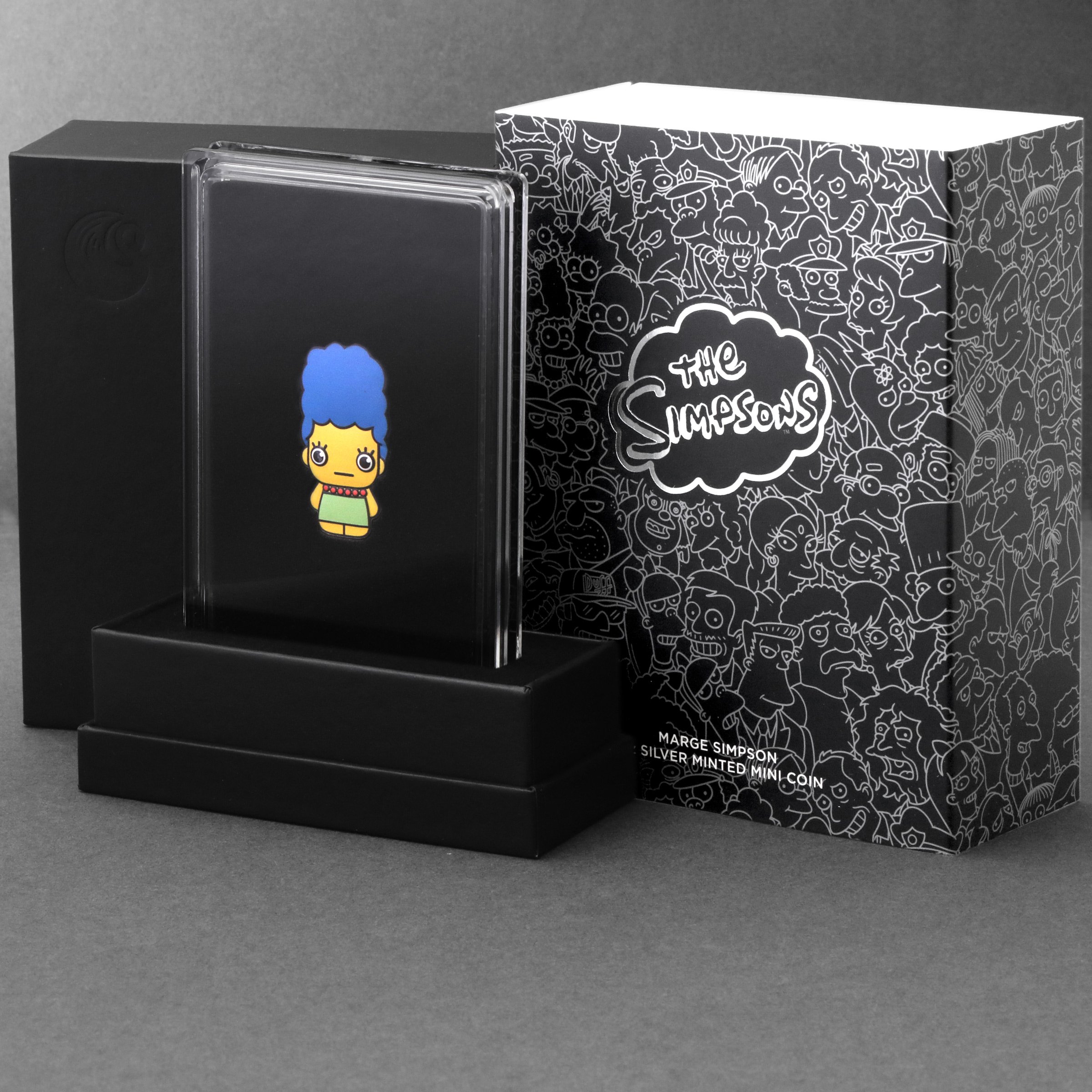 Silbermünze 1oz "Marge Simpson" 2022 (koloriert) diff. Minted Mini – The Simpsons (Tuvalu) - Detailansicht 4