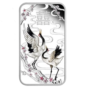 Münzbarren 1oz "Chinese Wedding" 2019 (PP/koloriert) (Tuvalu) - Miniaturansicht 1