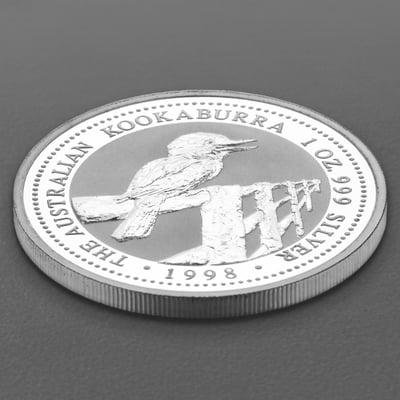 Silbermünze 1oz "Kookaburra" 1998 (Australien) - Miniaturansicht 3
