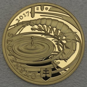 Goldmünze "100 Euro" 2017 Die Höhlen des Slowakischen Karstes (Slowakei) - Miniaturansicht 2