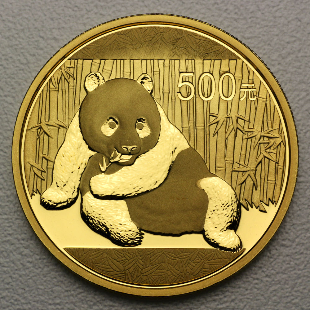 Goldmünze 1oz "Panda" 2015 (China) - Hauptansicht