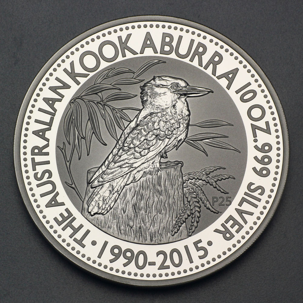 Silbermünze 10oz "Kookaburra" 2015 (Australien) - Hauptansicht
