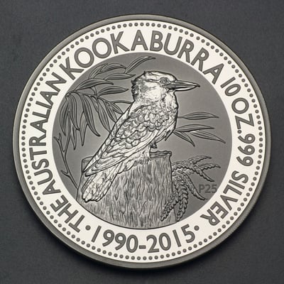 Silbermünze 10oz "Kookaburra" 2015 (Australien) - Hauptansicht