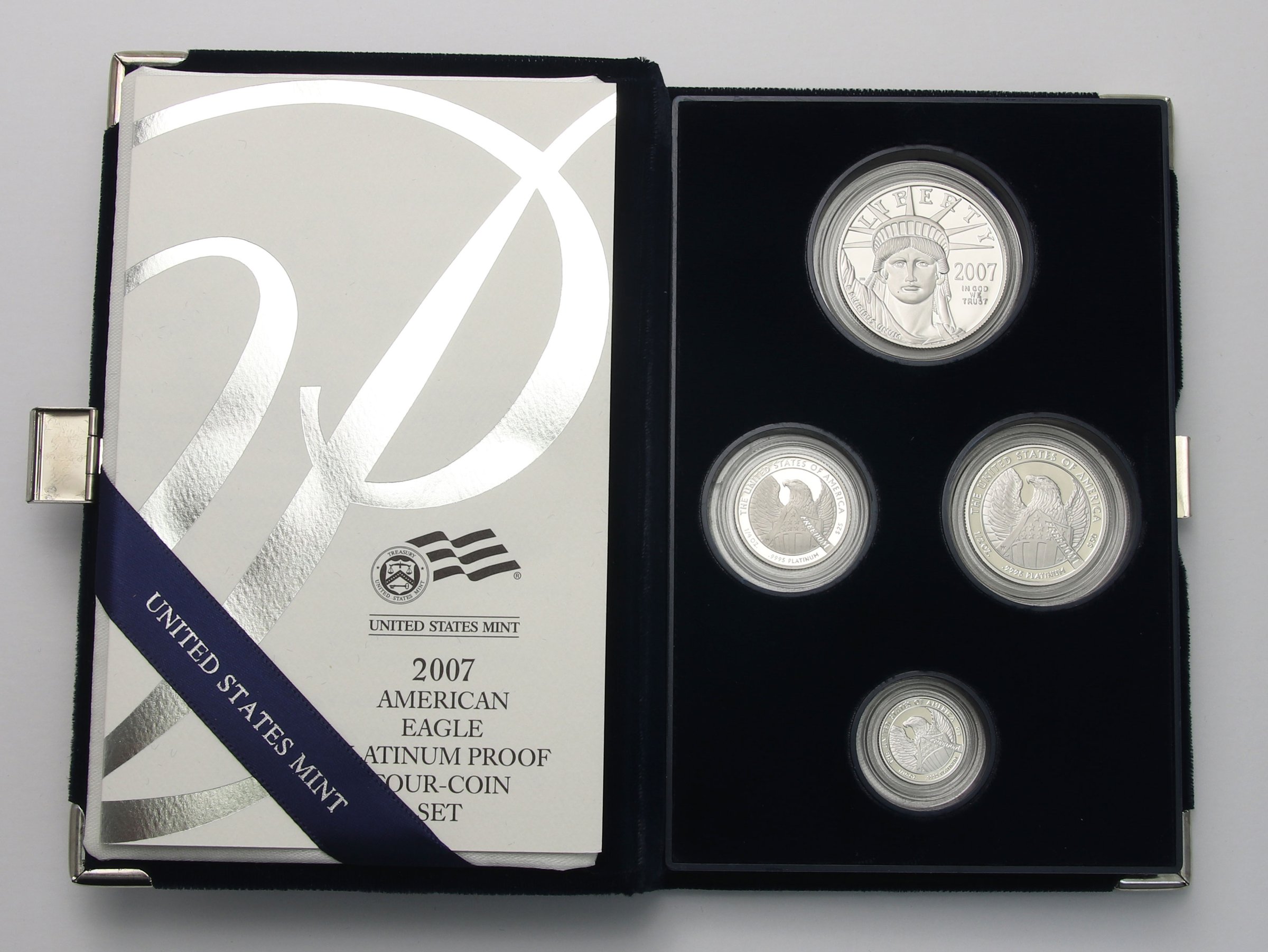 Platinmünzen "American Eagle" 2007 (PP) Set – 4-teilig (USA) - Hauptansicht