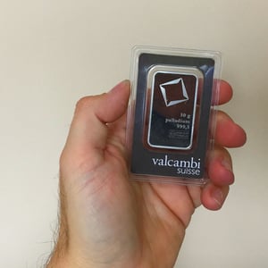 Palladiumbarren 50g VALCAMBI (Pd) - Miniaturansicht 5