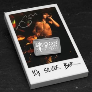 Silberbarren 10g THE PERTH MINT "Bon Scott 80th Anniversary" geprägt - Miniaturansicht 12
