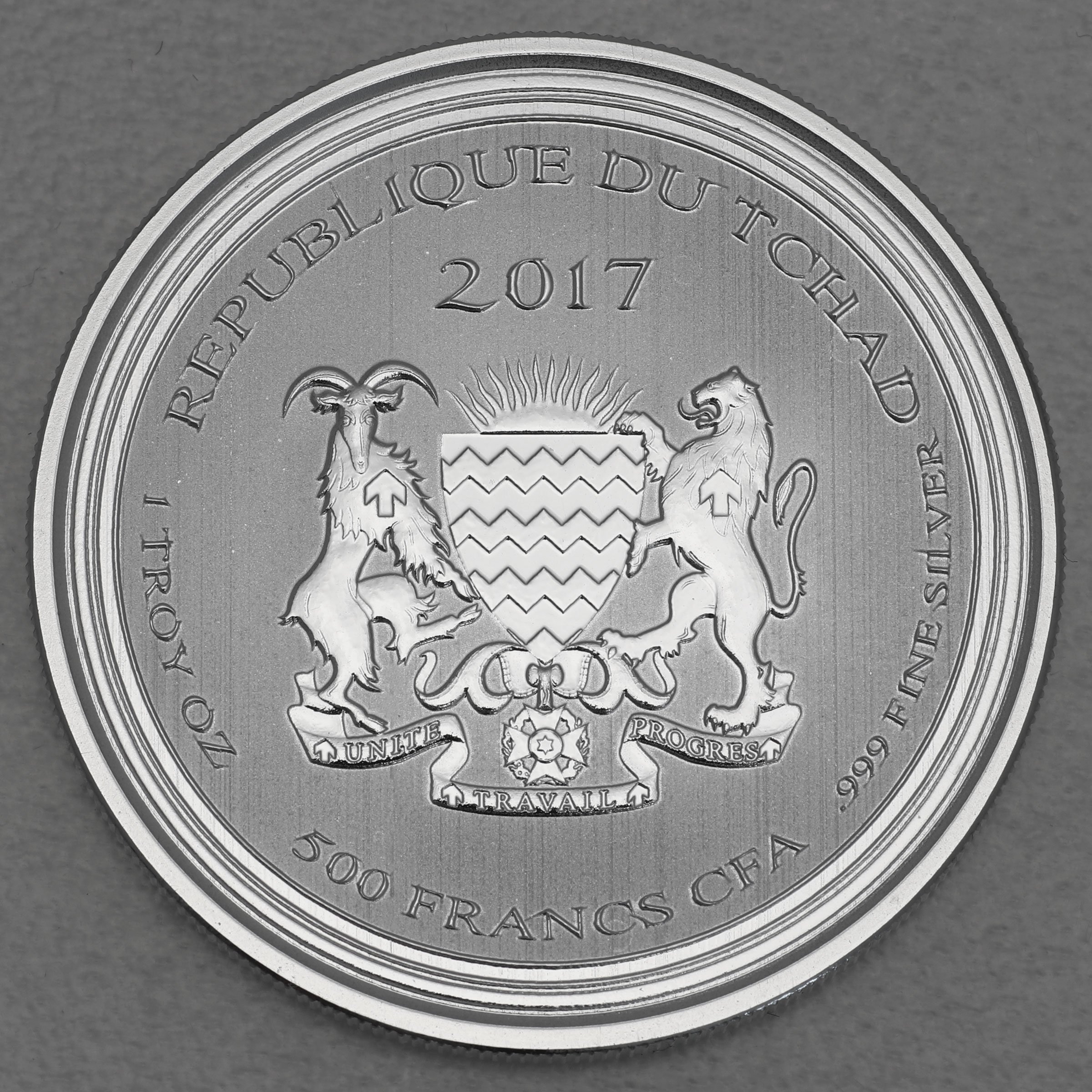 Silbermünze 1oz "Skorpion" 2017 (Tschad) - Detailansicht 1
