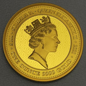 Goldmünze 1oz "Victory" 2021 The Queen s Virtues (St. Helena) - Miniaturansicht 2