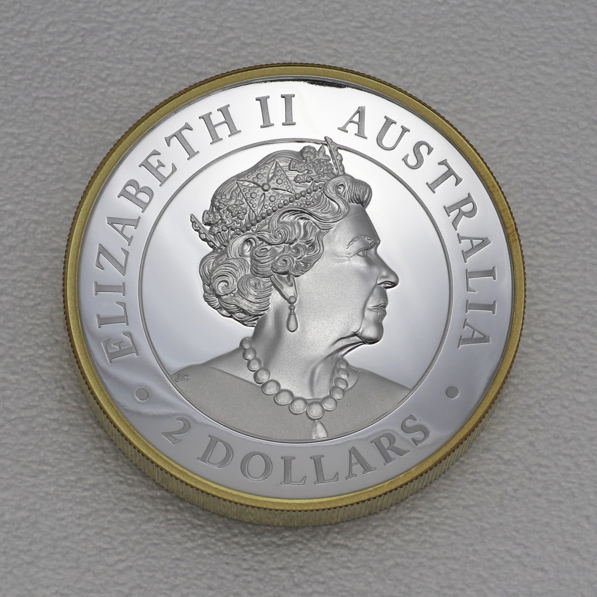 Silbermünze 2oz "Kookaburra" 2022 (PP/HR/verg.) (Australien) - Detailansicht 1