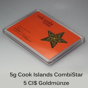 Goldmünze 5 x 1g "CombiStar" (Cook Islands) - Miniaturansicht 3