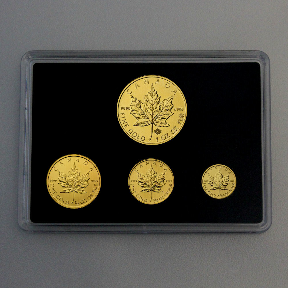 Goldmünzen "Maple Leaf" Set – 4-teilig 1oz+1/2oz+1/4oz+1/10oz (Kanada) - Hauptansicht