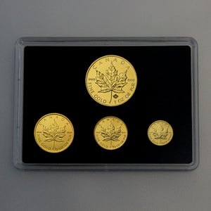 Goldmünzen "Maple Leaf" Set – 4-teilig 1oz+1/2oz+1/4oz+1/10oz (Kanada) - Hauptansicht
