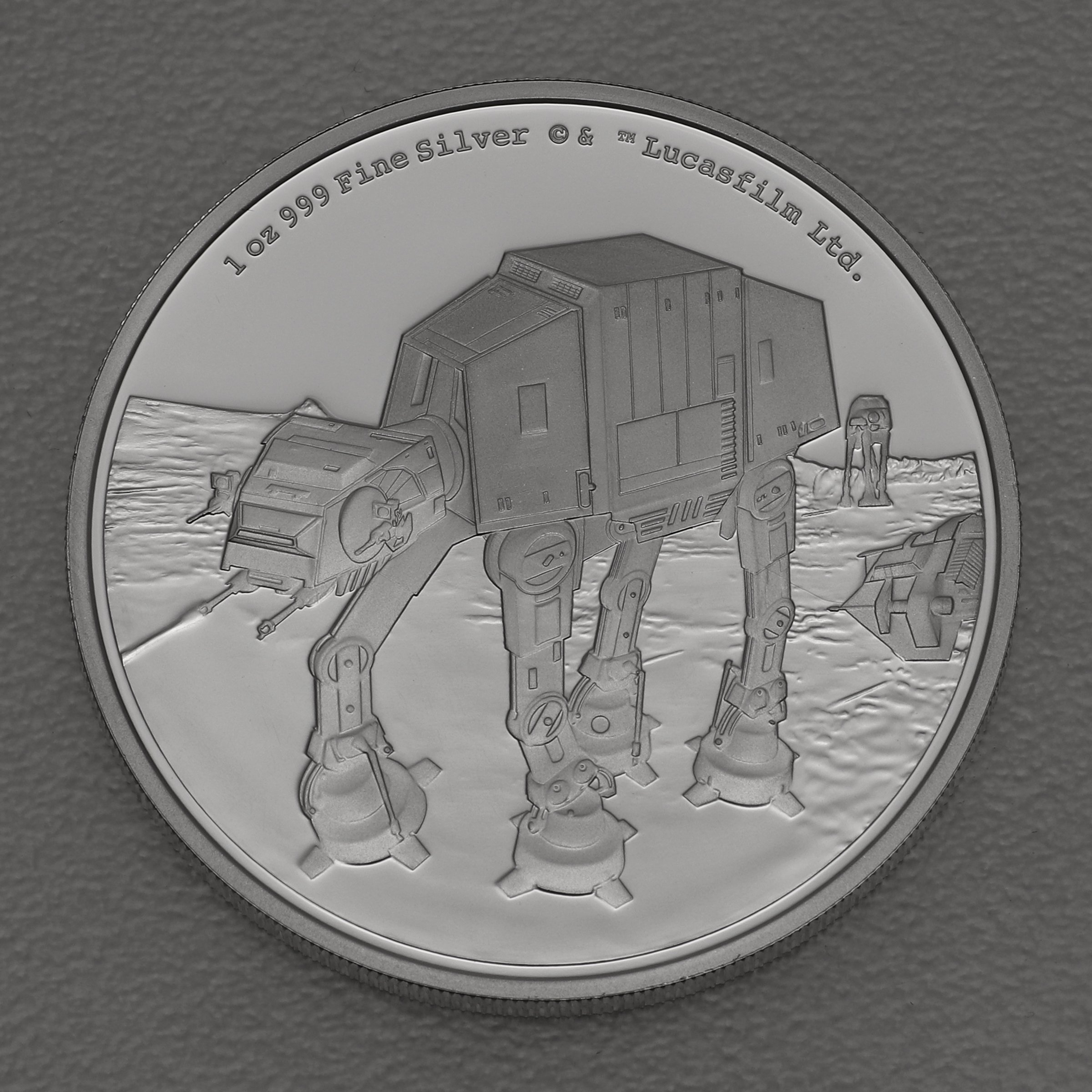 Silbermünze 1oz "AT-AT Walker" 2022 (PP) Star Wars™ (Niue) - Hauptansicht