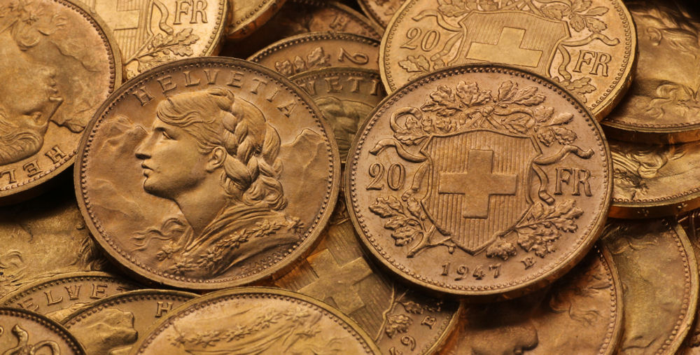 Goldmünze 20 SFR "Vreneli" (Schweiz) - Detailansicht 3