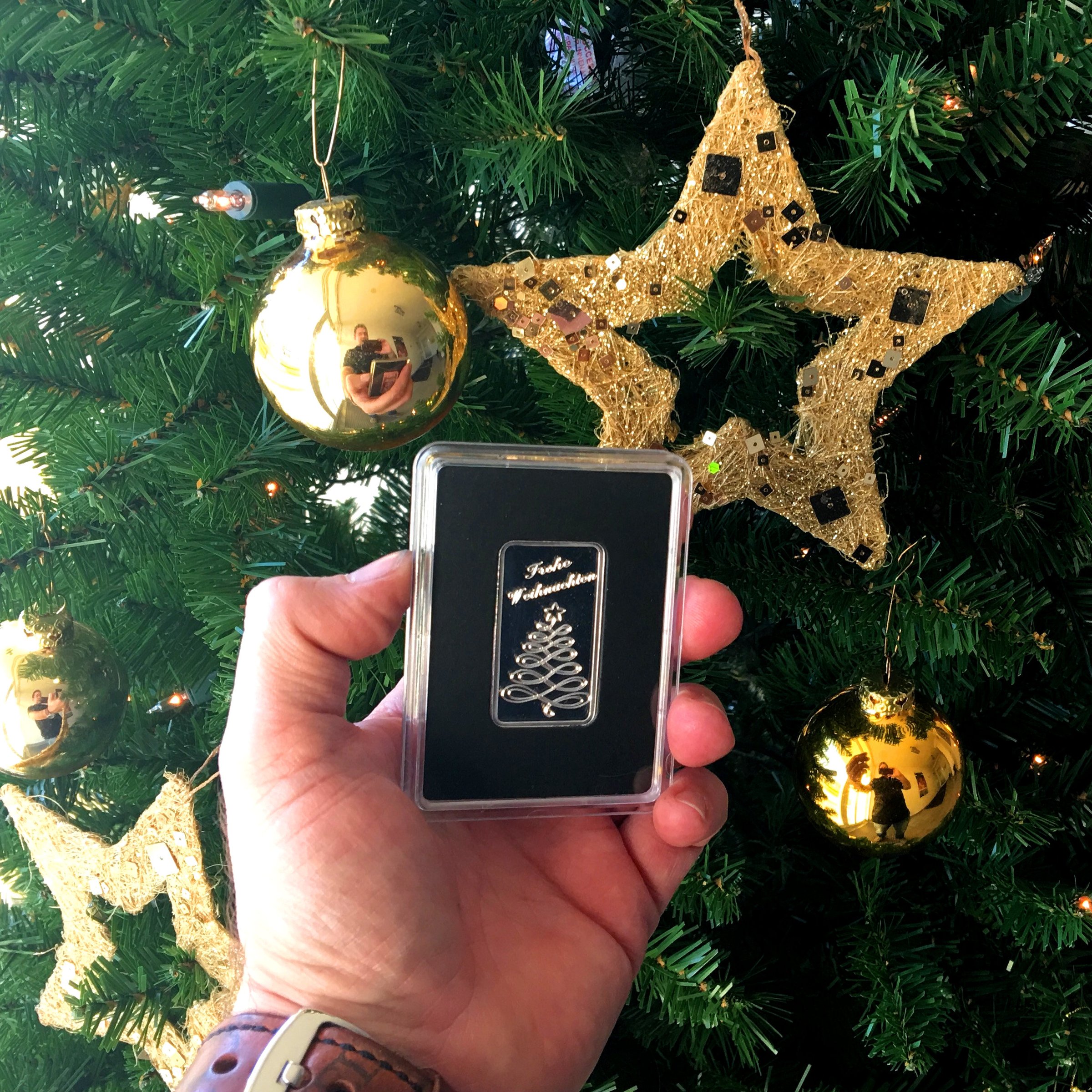 Silberbarren 1oz "Weihnachtsbaum" ESG - Detailansicht 3