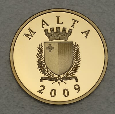 Goldmünze 50 Euro 2009 La Castellania (Malta) - Miniaturansicht 2