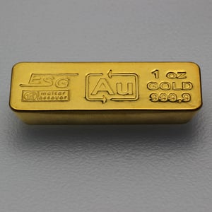 Goldbarren 1oz Au ESG (klassischer Sargbarren) - Miniaturansicht 2