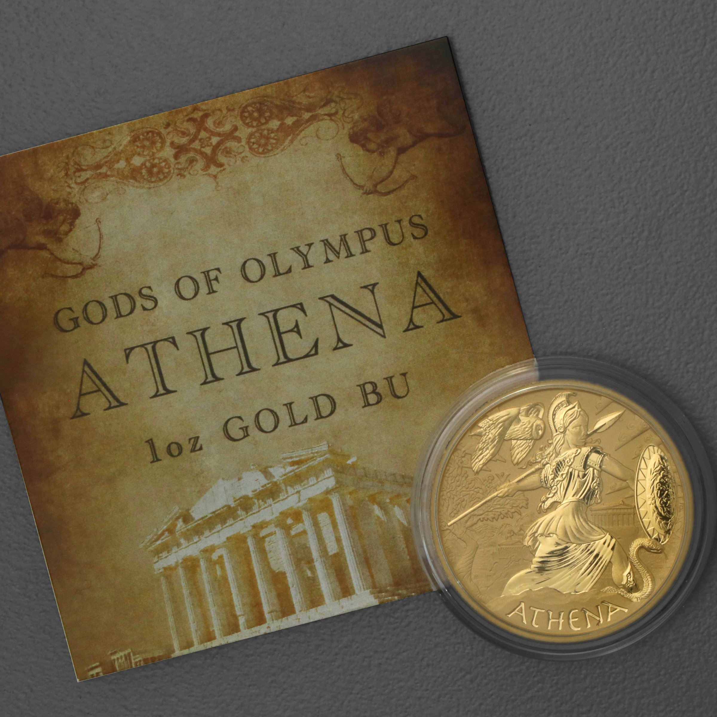 Goldmünze 1oz "Athena" 2022 Gods of Olympus (Tuvalu) - Detailansicht 4