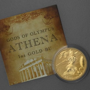 Goldmünze 1oz "Athena" 2022 Gods of Olympus (Tuvalu) - Miniaturansicht 5