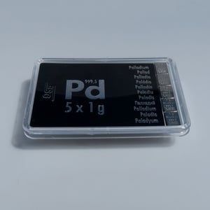 Palladiumtafel (5x 1g Feinpalladium) "CombiBar" - Miniaturansicht 3