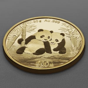 Goldmünze 30g "Panda" 2026 (China) - Miniaturansicht 3