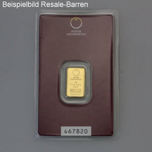 Goldbarren 2g "Resale" (div. Hersteller) - Miniaturansicht 5