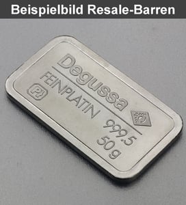 Platinbarren 50g (Resale) - Miniaturansicht 2