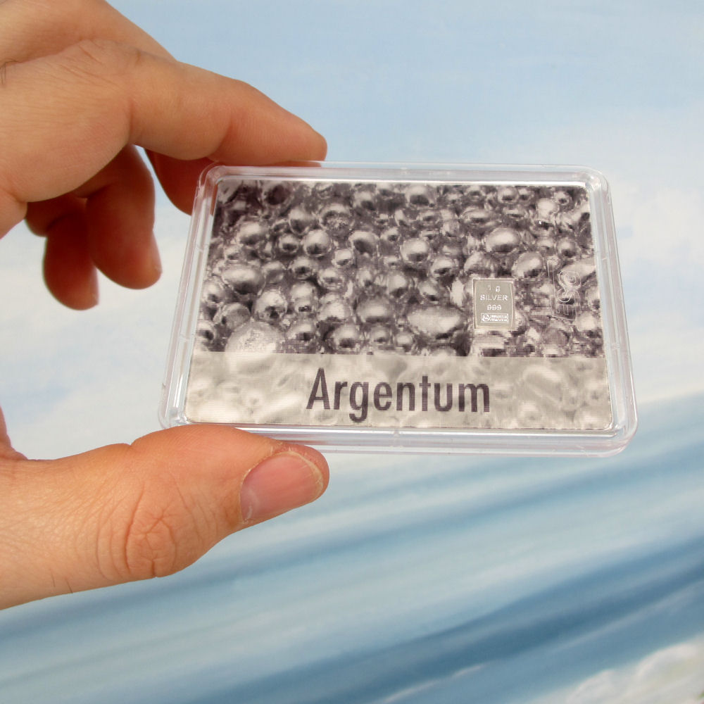 Silberbarren 1g "Argentum" (Flip) - Detailansicht 1