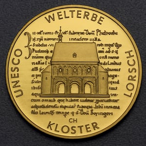 Goldmünze 100 Euro "Lorsch" 2014 Unesco-Weltkulturerbe (Deutschland) - Hauptansicht