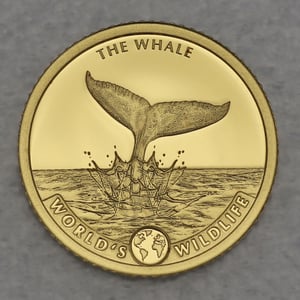 Goldmünze 0,5g "Wal" 2020 (PP) World s Wildlife (Kongo) - Miniaturansicht 1