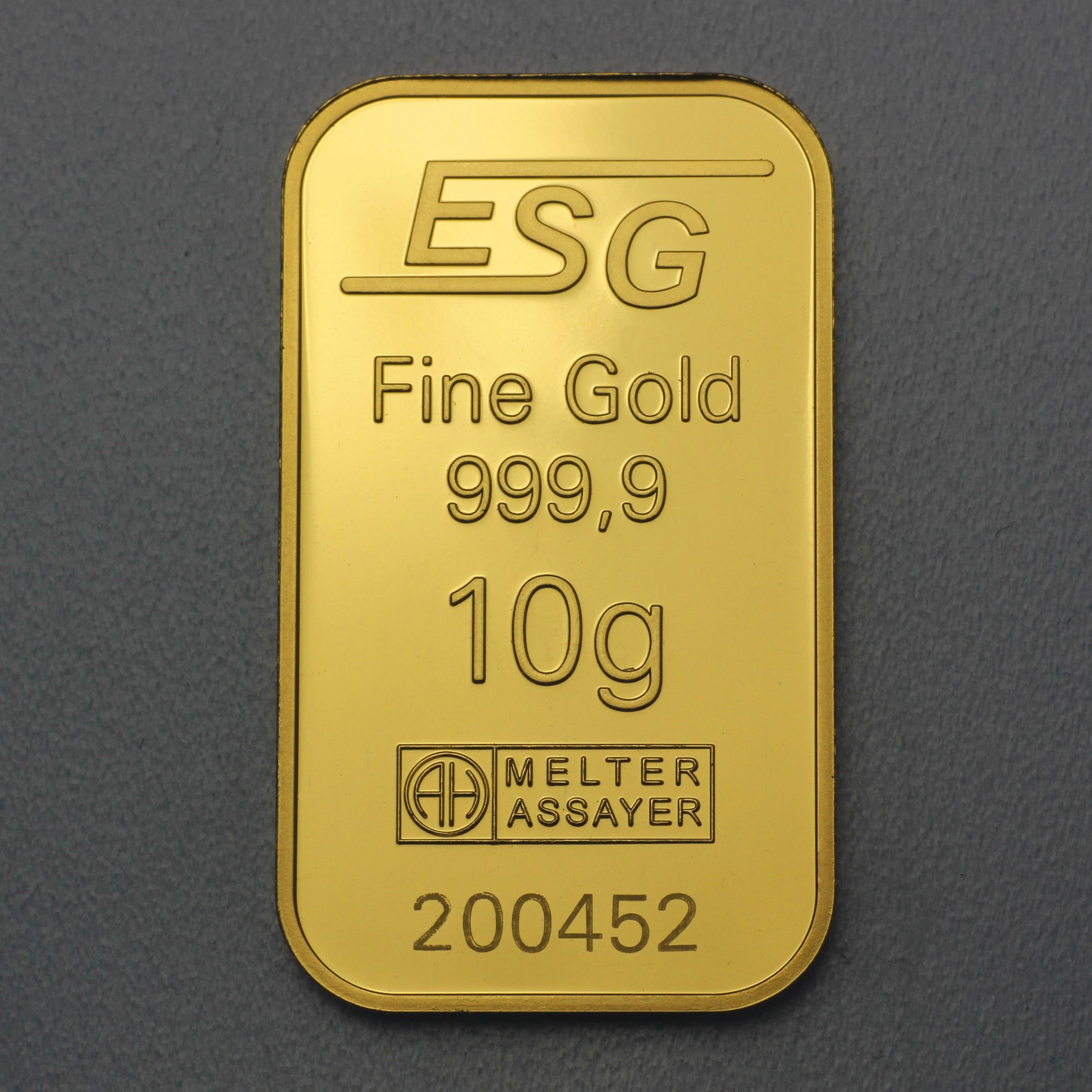Goldbarren 10g "Fairtrade Gold" (999,9 Au),Blister - Detailansicht 2