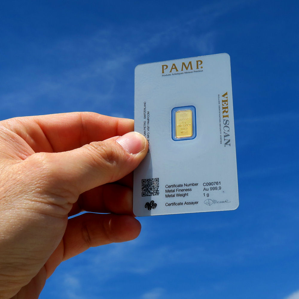 Goldbarren 1g PAMP "Fortuna" - Detailansicht 5