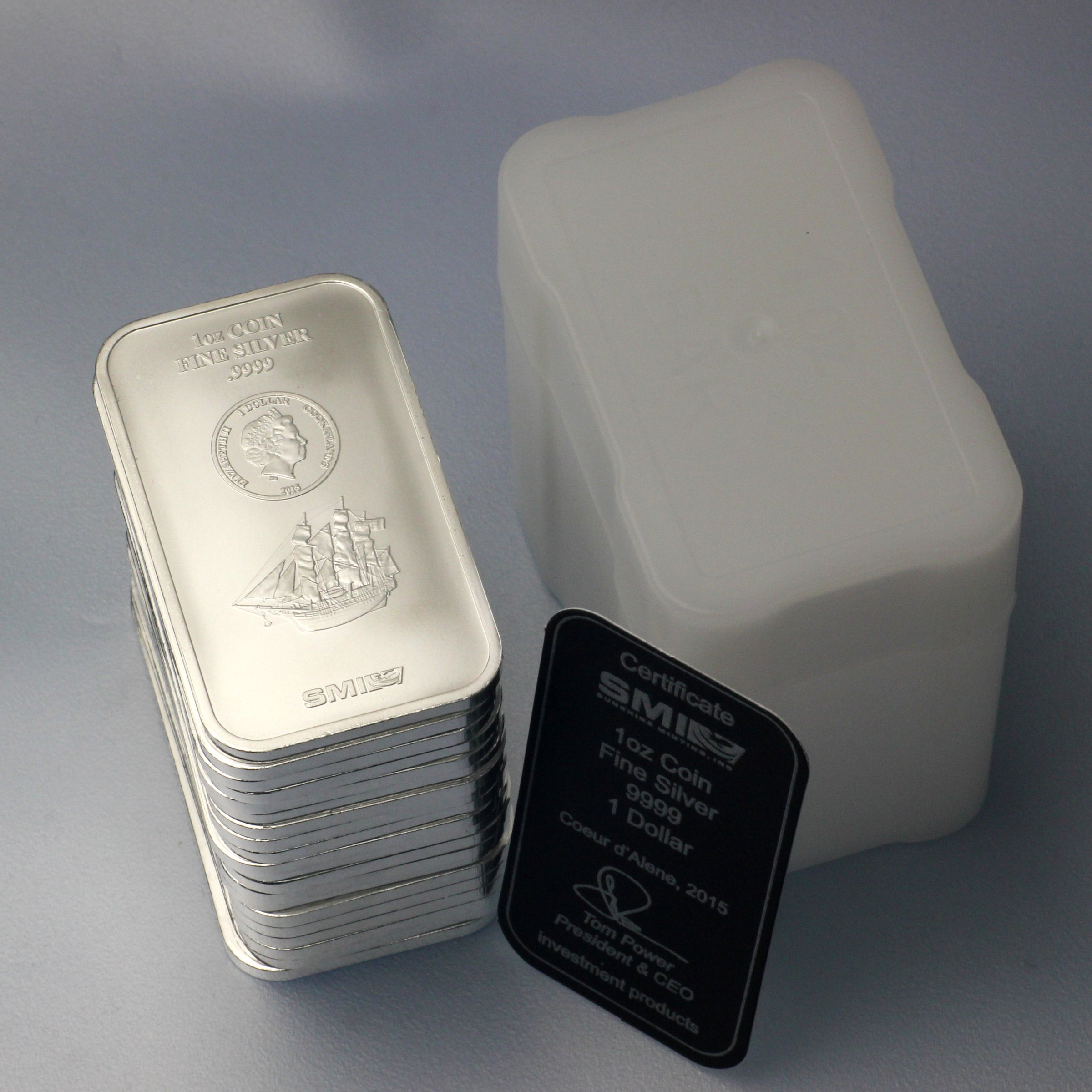 Münzbarren/SMI CombiTube Cook Islands (20x 1oz Ag) - Detailansicht 2