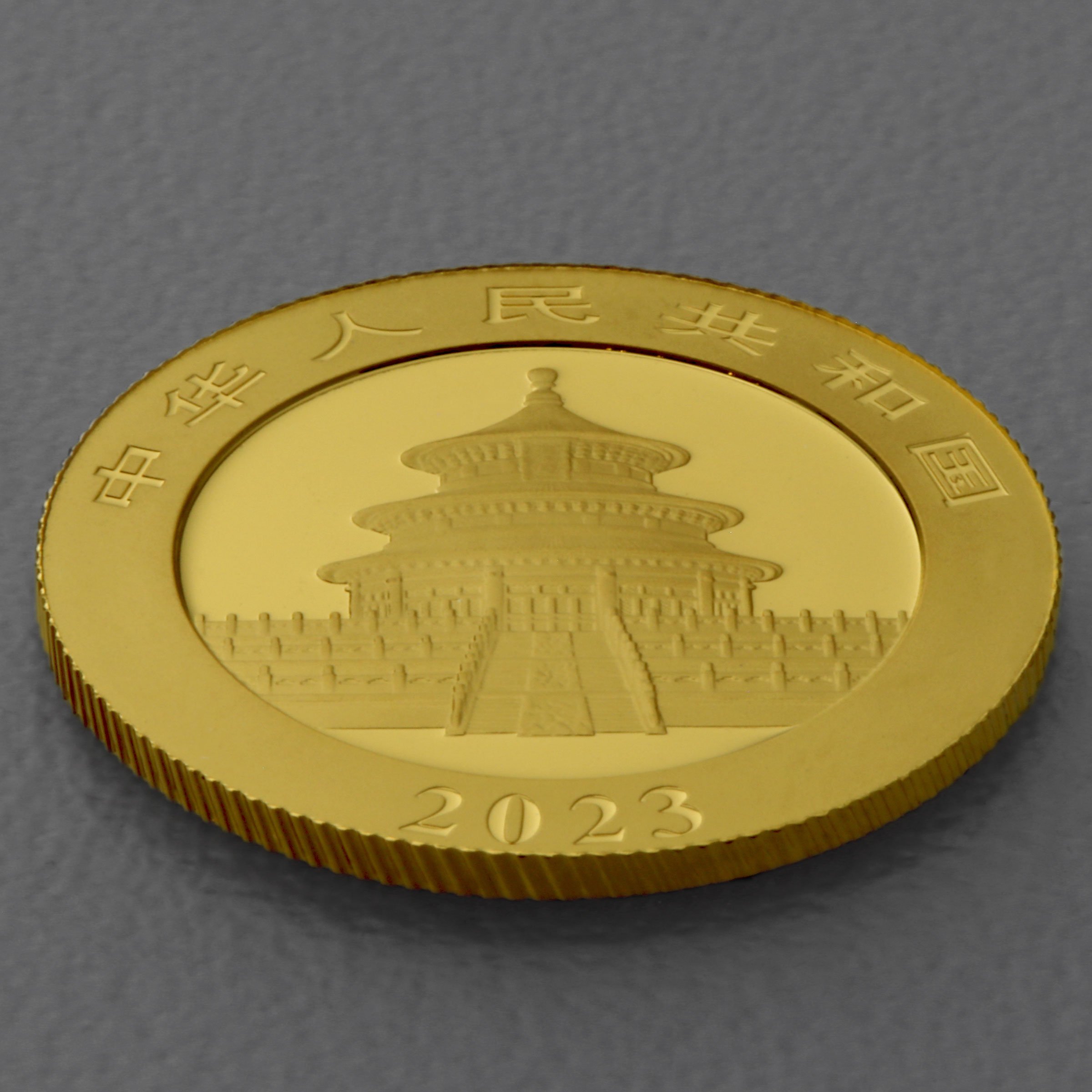 Goldmünze 8g "Panda" 2023 (China) - Detailansicht 3