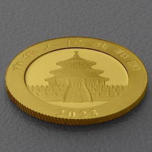 Goldmünze 8g "Panda" 2023 (China) - Miniaturansicht 4